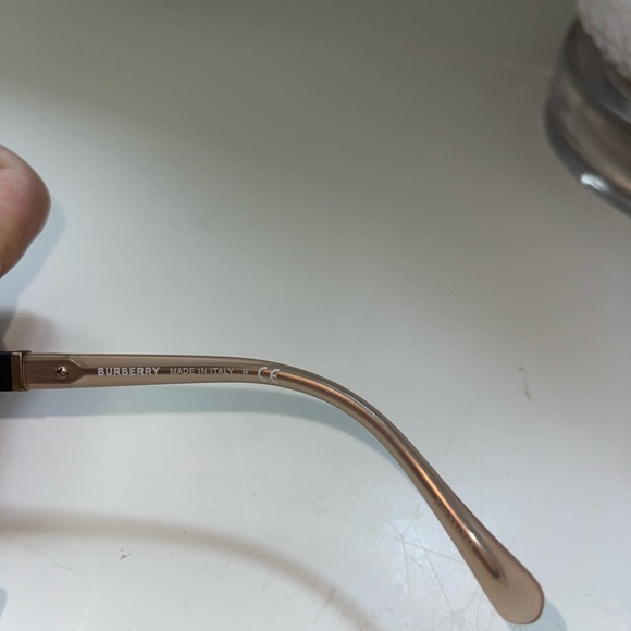 Rose gold Burberry sunglasses. - Picture 3 of 4